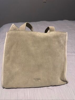 Margot New York Beige Suede Tote